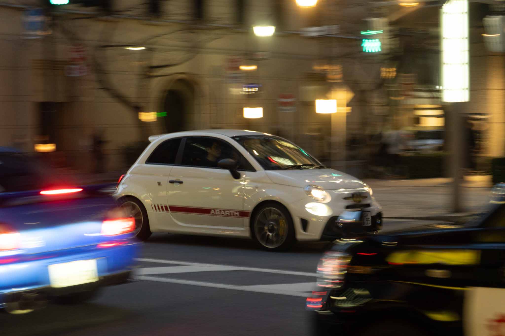 And passing by the locally-popular Abarth 595