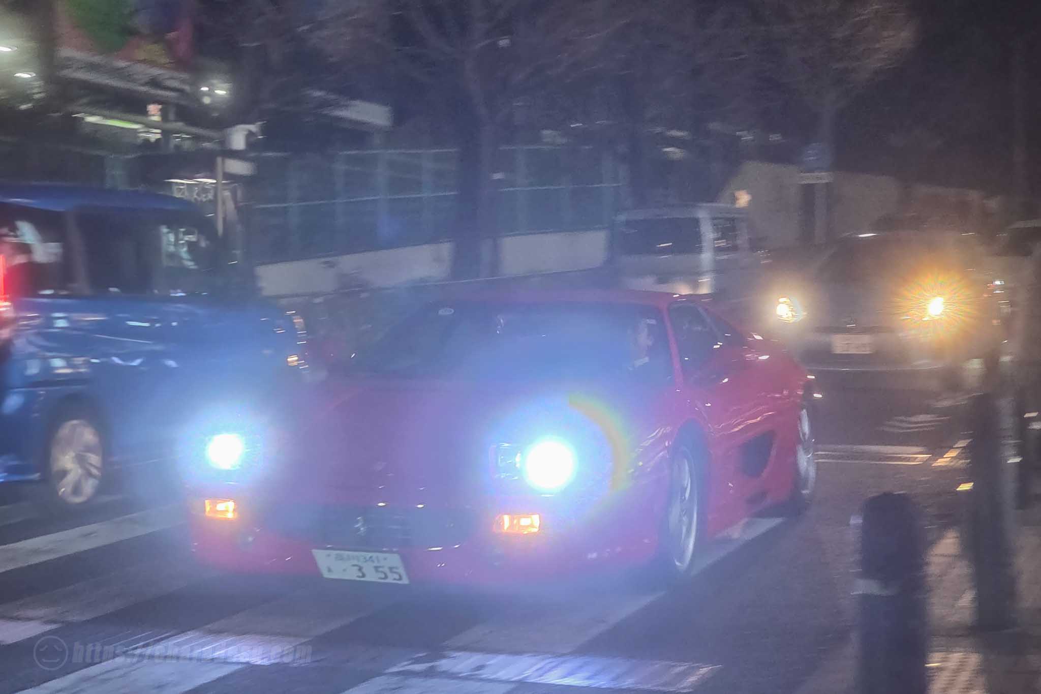 Mild tangent; outside Takeshita Street