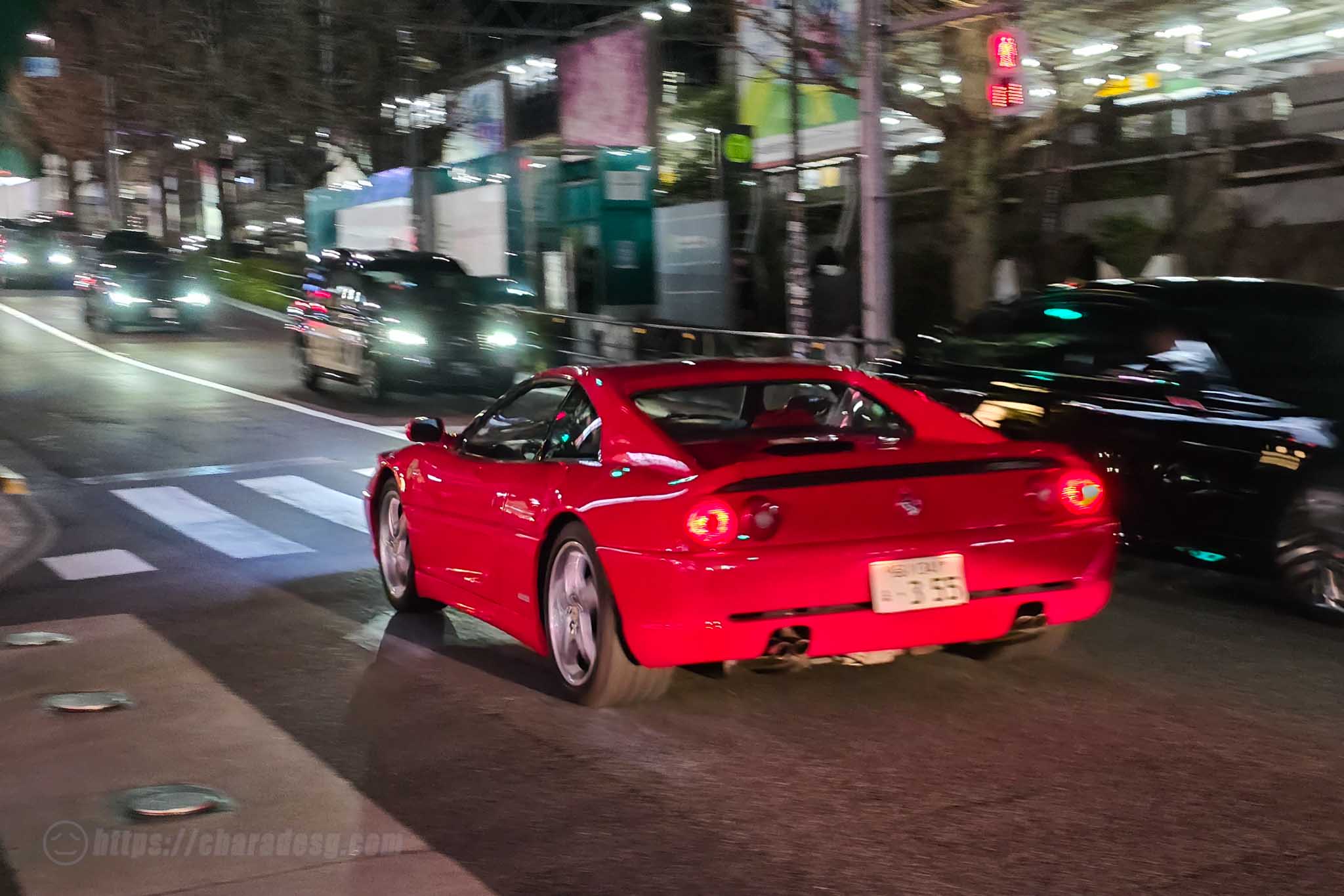 Stunner of a Ferrari F355. a Volvo V70R was missed.