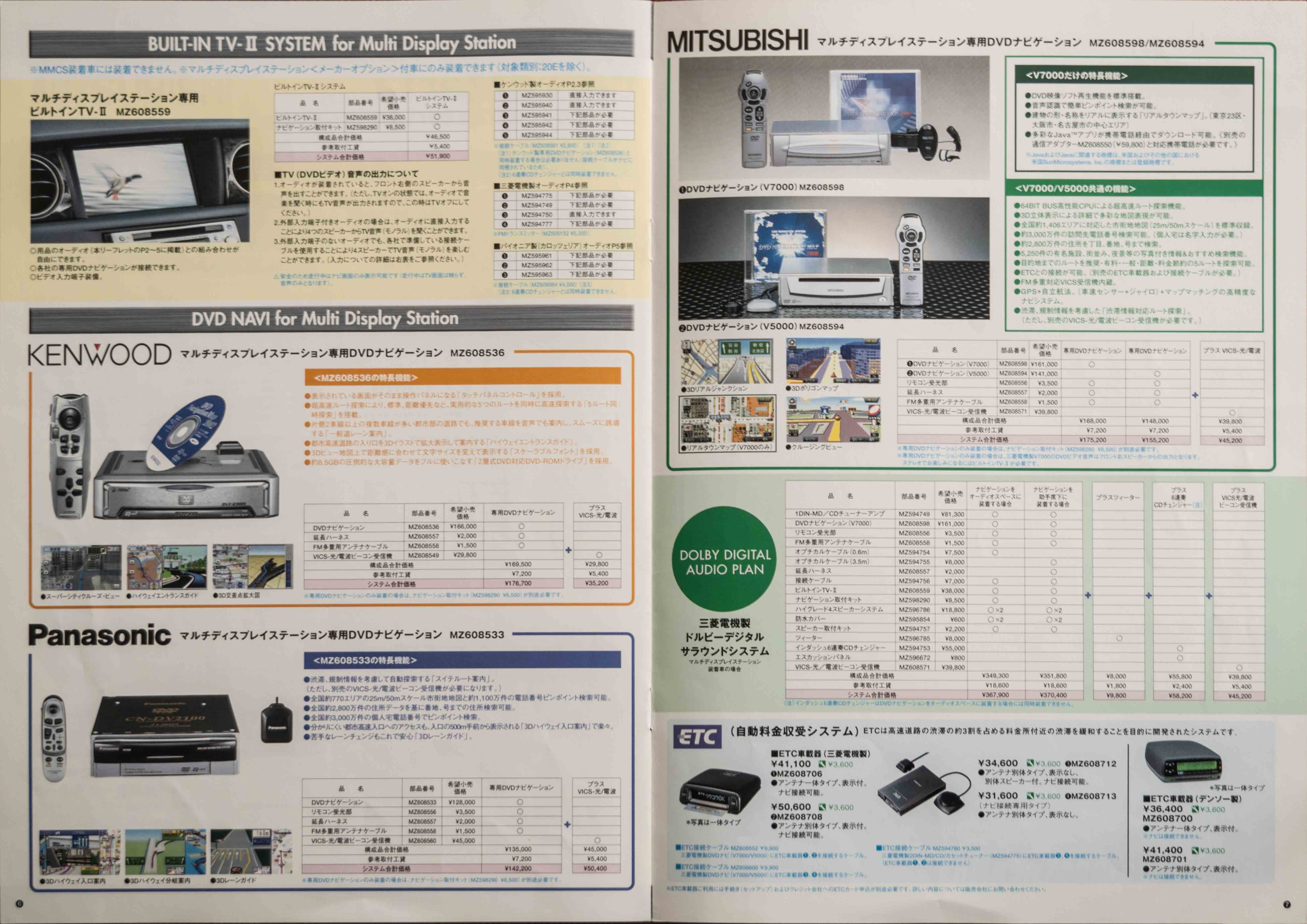 Mitsubishi-Airtrek-Audio-Navi-catalog-4