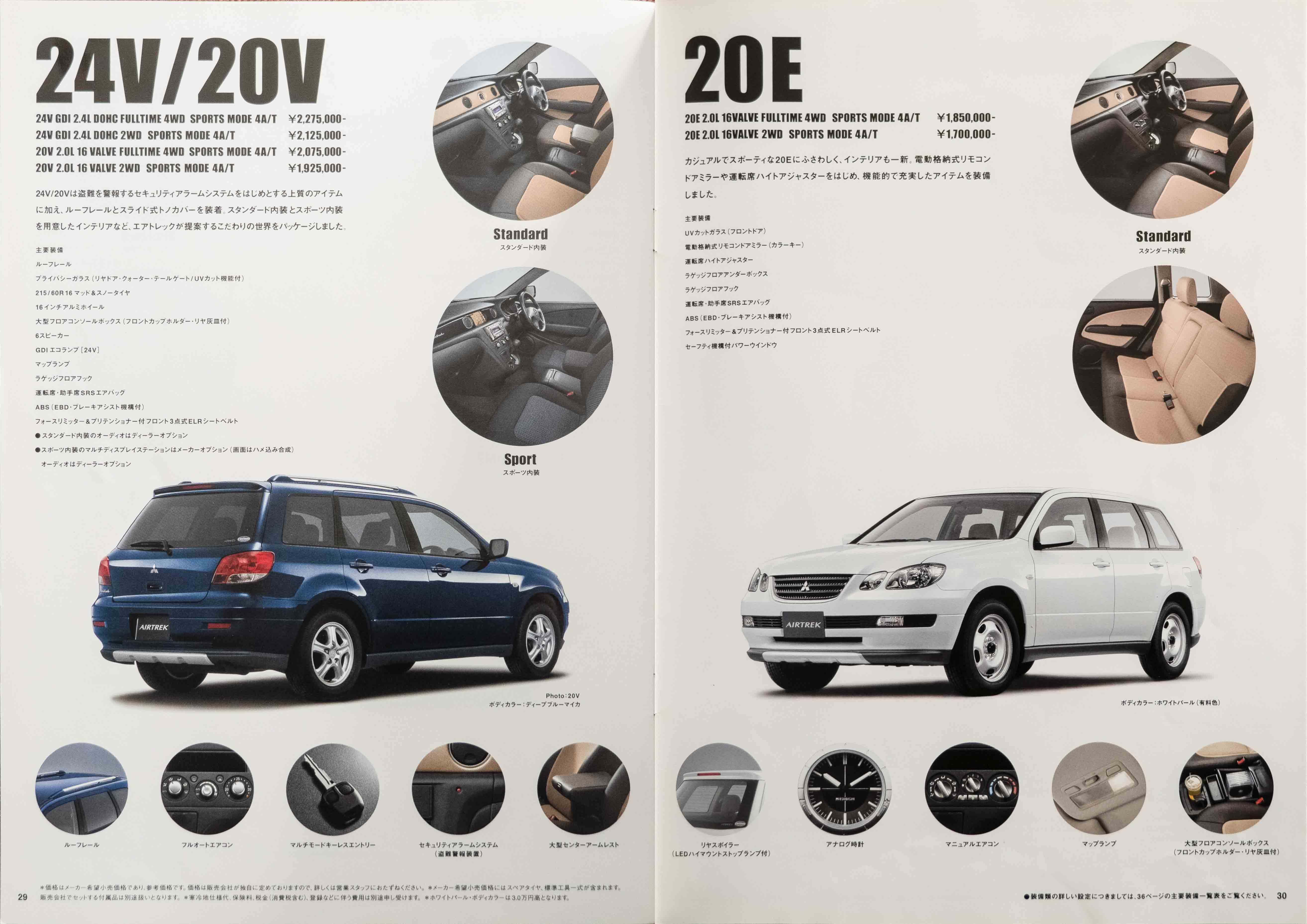 Mitsubishi-Airtrek-catalog-2002-PG30-31